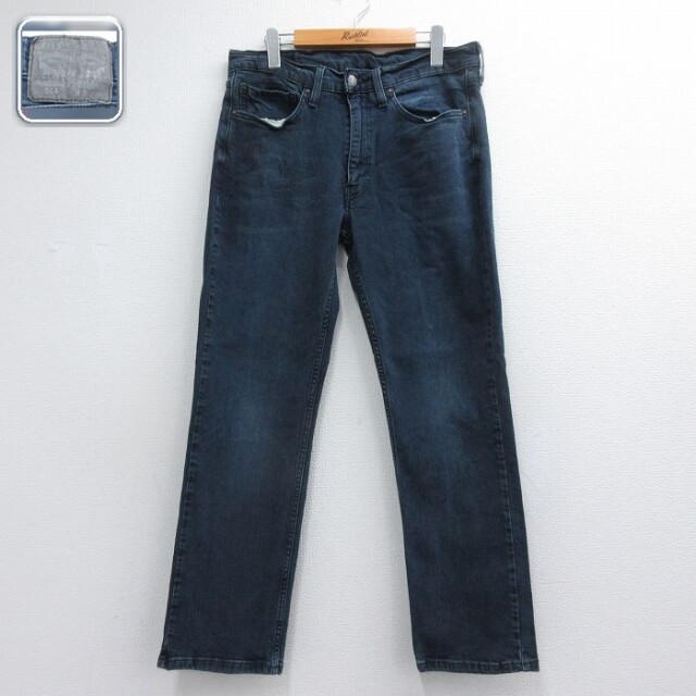リーバイス514 ジーンズ ネイビー 実寸W34 | 古着