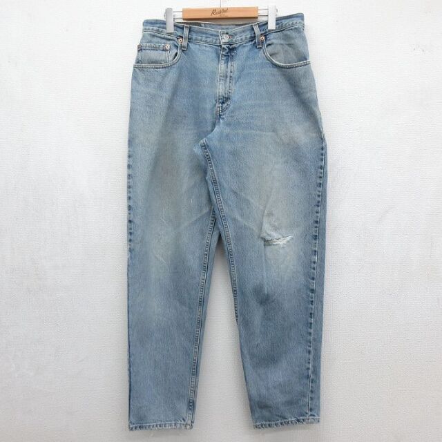古着通販 W37☆古着 リーバイス Levis 569 ジーンズ メンズ ヒゲ