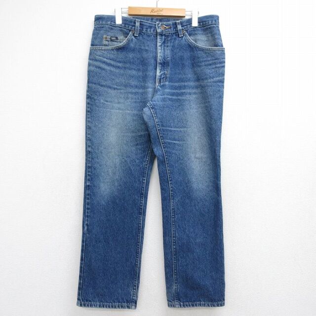 古着通販 W32☆古着 リーバイス Levis 569 ジーンズ メンズ ヒゲ 紺 デニム