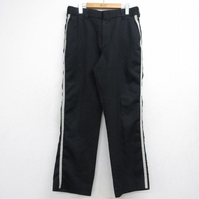90s スラックス ブラック 実寸W33 | 古着