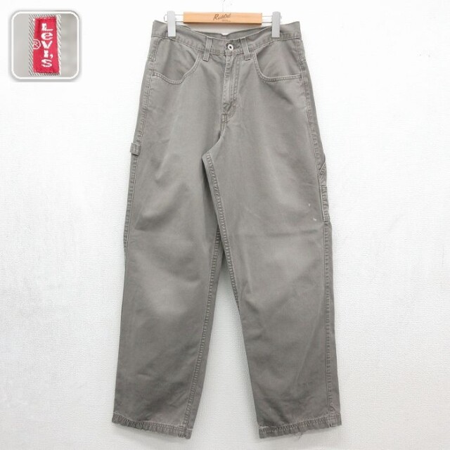 リーバイス ペインターパンツ グレー 実寸W31 | 古着