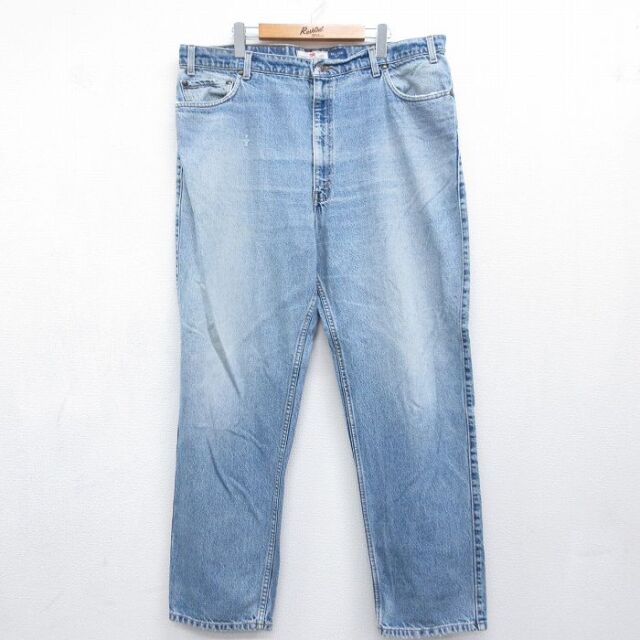 W39★古着 リーバイス Levis 540 ジーンズ メンズ 00年代 00s ヒゲ ネイビー デニム【spe】 26jul09