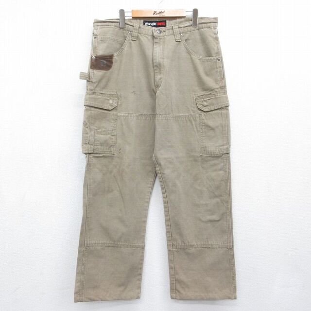 ベージュ メンズ カーゴパンツ カーゴパンツ メンズ ミリタリーパンツ