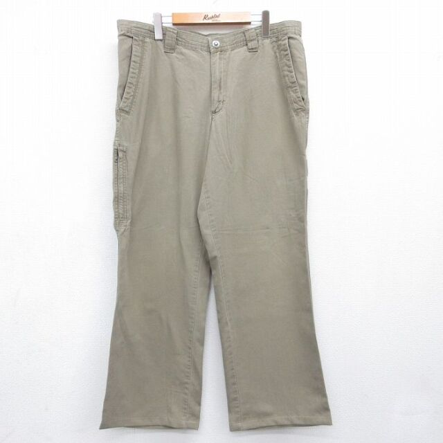 コロンビア ダック地パンツ ブラウン 実寸W37 | 古着