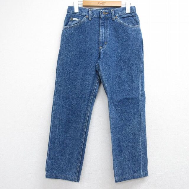 W29★古着 リー Lee ジーンズ メンズ 90年代 90s コットン USA製 ネイビー デニム 26jul10