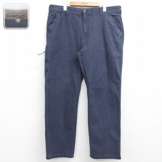 実寸W38 パンツ ネイビー | 古着