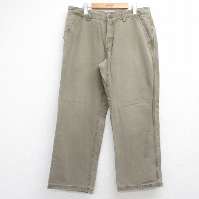 EMS ワークパンツ ベージュ 実寸W36 | 古着