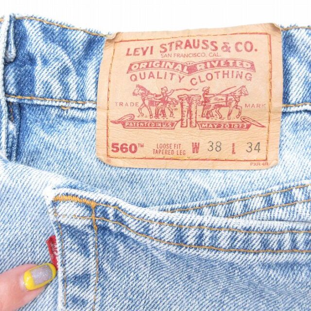 古着通販 W37☆古着 リーバイス Levis 560 ジーンズ メンズ 90年代 90s