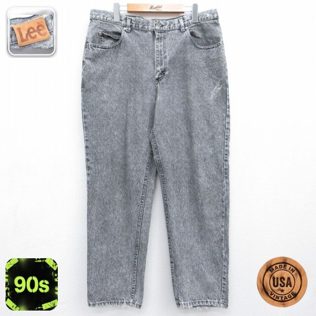 古着通販 W38☆古着 リー Lee ジーンズ メンズ 90年代 90s ケミカル