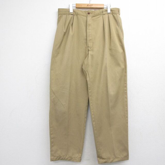エルエルビーン 80s ワークパンツ ベージュ 実寸W35 | 古着