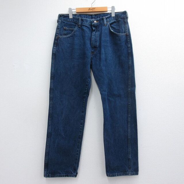 古着通販 W36☆古着 ジーンズ メンズ 80年代 80s コットン タロン 濃紺