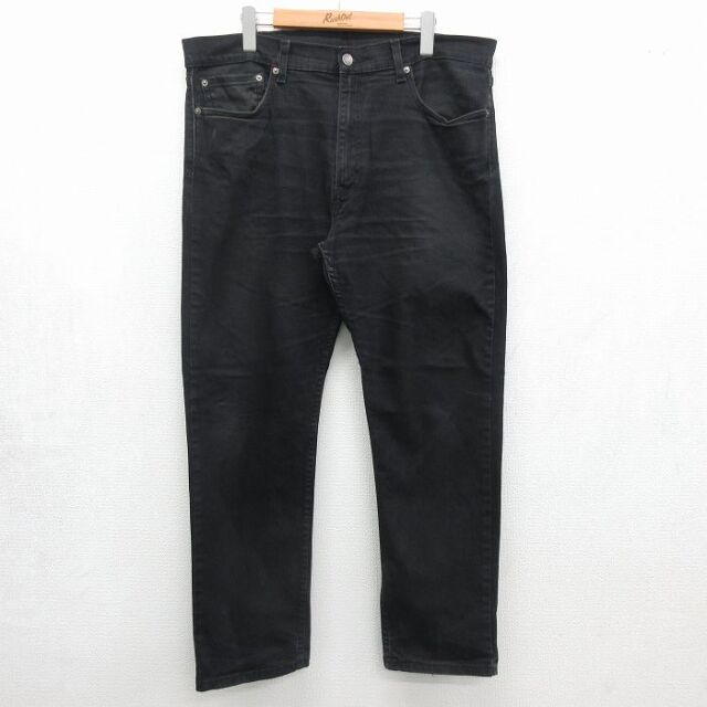 リーバイス502 パンツ ブラック 実寸W38 | 古着