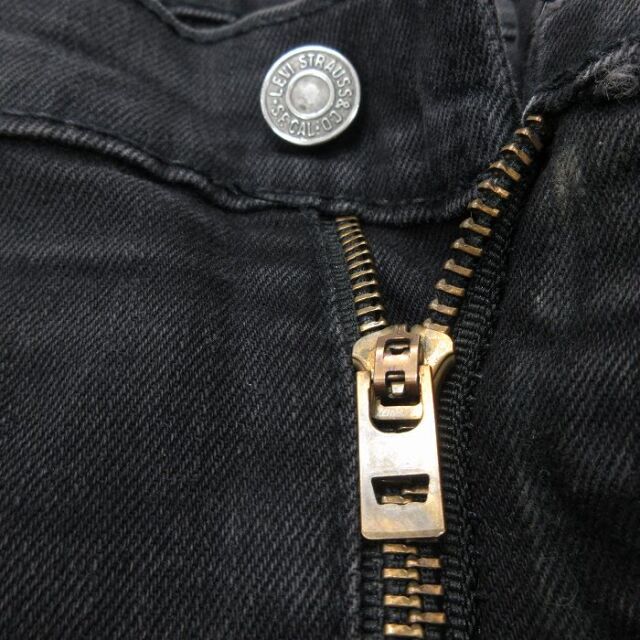 古着通販 W38☆古着 リーバイス Levis 502 パンツ メンズ ブラック デニム