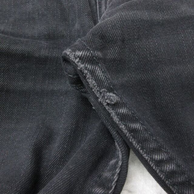 古着通販 W38☆古着 リーバイス Levis 502 パンツ メンズ ブラック デニム