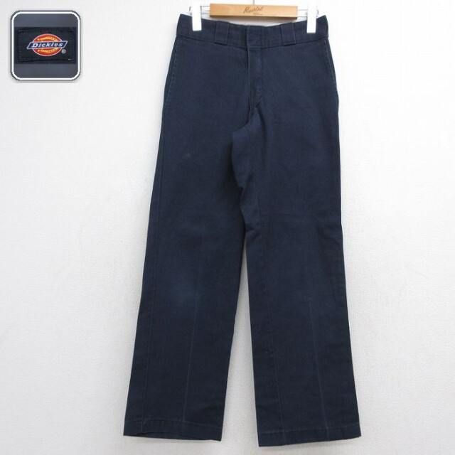 ディッキーズ 874ワークパンツ ネイビー 実寸W27 | 古着