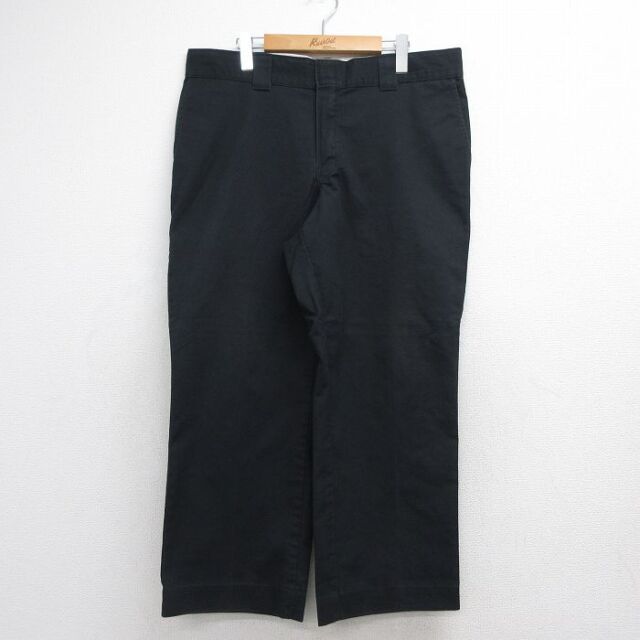 ディッキーズ ワークパンツ ブラック 実寸W37 | 古着