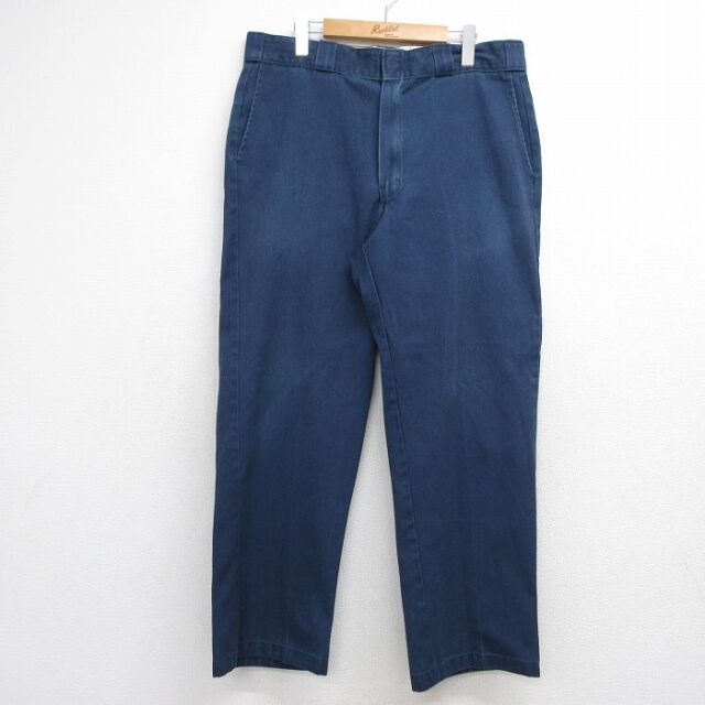 ディッキーズ ワークパンツ ネイビー 実寸W36 | 古着