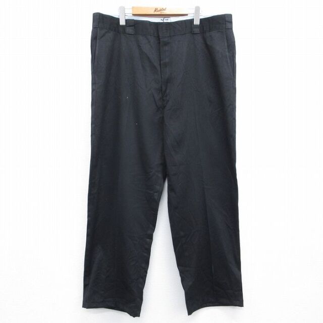 W41★古着 ディッキーズ ワーク パンツ メンズ 80年代 80s チビタグ 大きいサイズ USA製 ブラック【spe】 26jul27