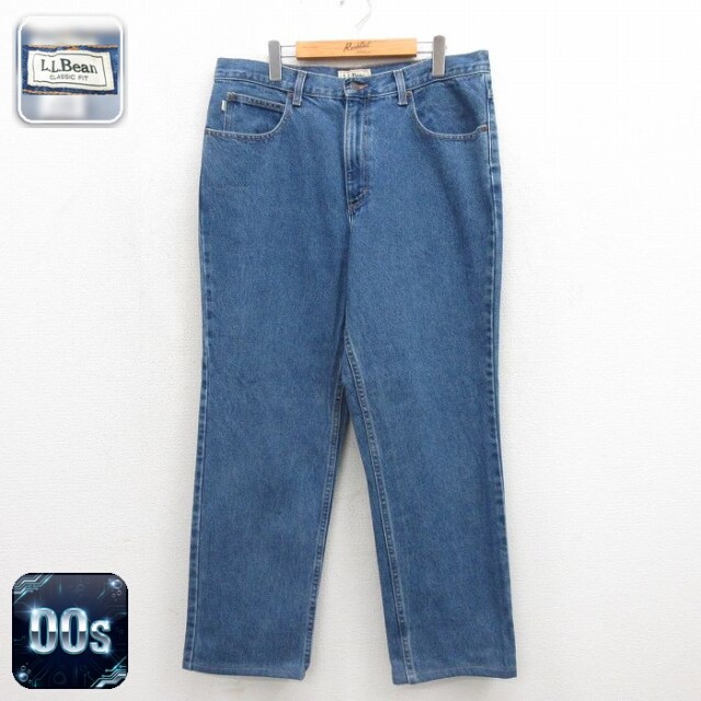 エルエルビーン 00s ジーンズ ネイビー 実寸W36 | 古着