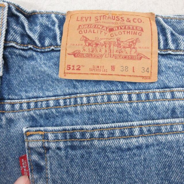 古着通販 W38☆古着 リーバイス Levis 512 ジーンズ メンズ 90年代 90s