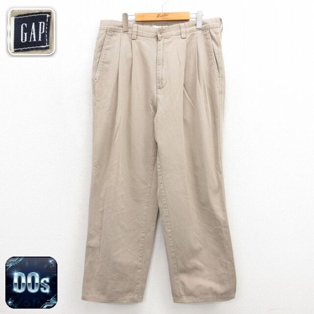 ギャップ 00s パンツ ベージュ 実寸W36 | 古着