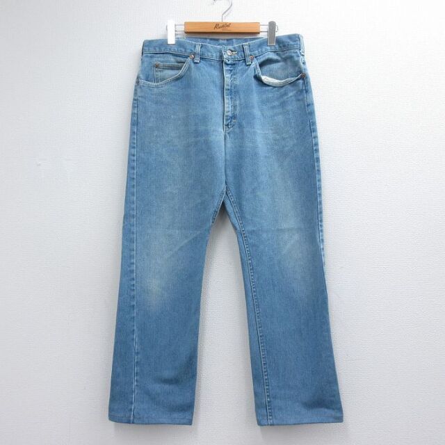 古着通販 W35☆古着 リー Lee ジーンズ メンズ 80年代 80s ヒゲ