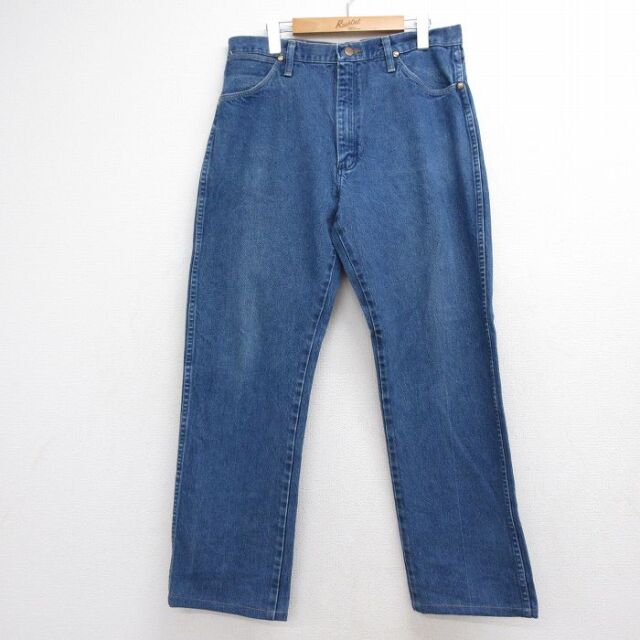 W38/古着 リー Lee ジーンズ メンズ 90年代 90s ヒゲ コットン USA製 ネイビー デニム 26jun18 古着通販 W38☆古着 リー Lee ジーンズ メンズ 90年代 90s ヒゲ