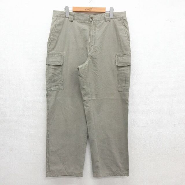 エルエルビーン 00s カーゴパンツ カーキ 実寸W35 | 古着