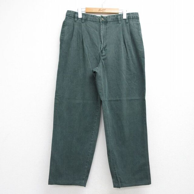 リー 80s パンツ タロン グリーン 実寸W36 | 古着