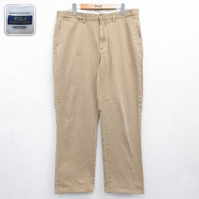 ラルフローレン パンツ ベージュ 実寸W36 | 古着