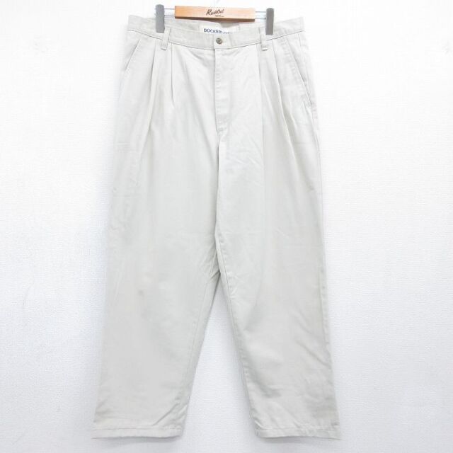 ドッカーズ 90s パンツ ベージュ 実寸W36 | 古着