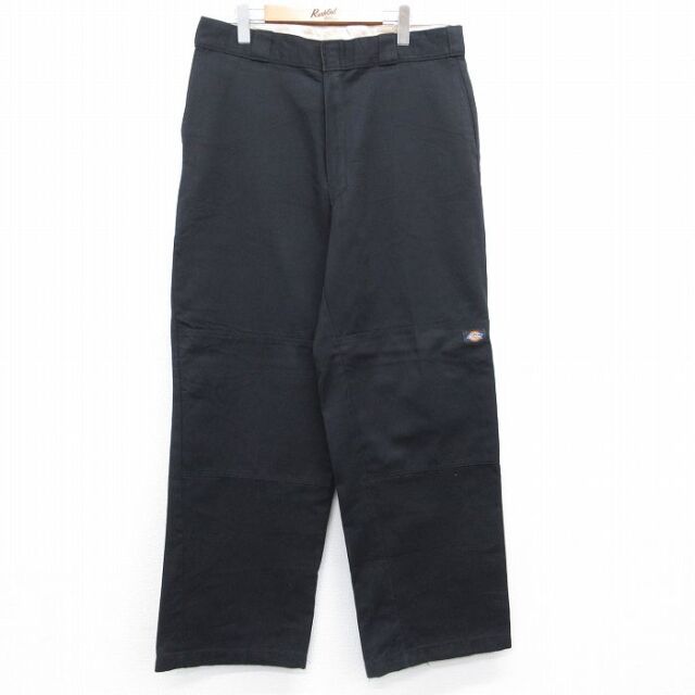 ディッキーズ ワークパンツ ブラック 実寸W36 | 古着