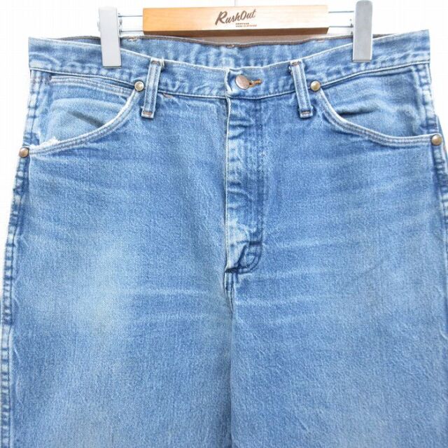 古着通販 W33☆古着 ラングラー ジーンズ メンズ 90年代 90s ヒゲ USA