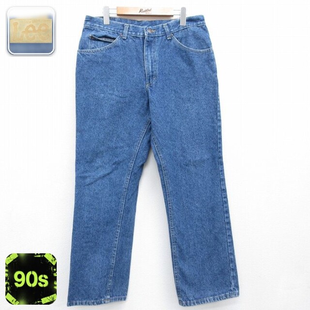 リー 90s ジーンズ デニム ネイビー 実寸W35 | 古着