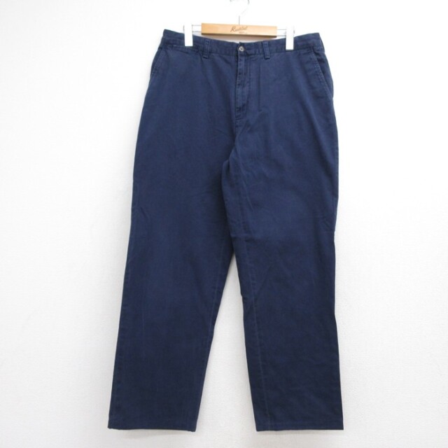 実寸W34 00年代 ワークパンツ ユーティリティ ネイビー | 古着