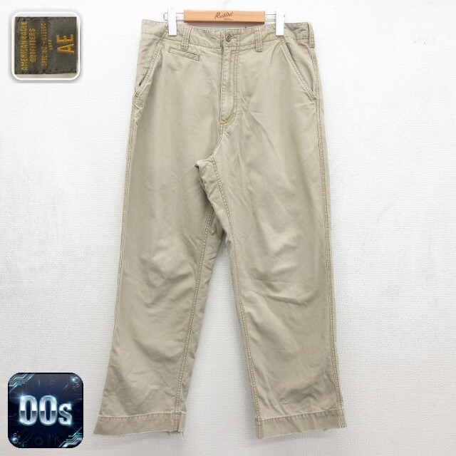 アメリカンイーグル 00s パンツ ベージュ 実寸W33 | 古着