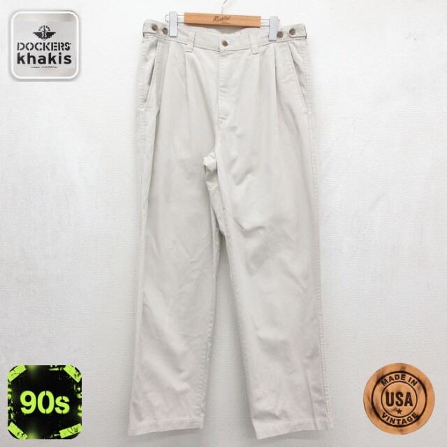 ドッカーズ 90s パンツ ベージュ 実寸W35 | 古着