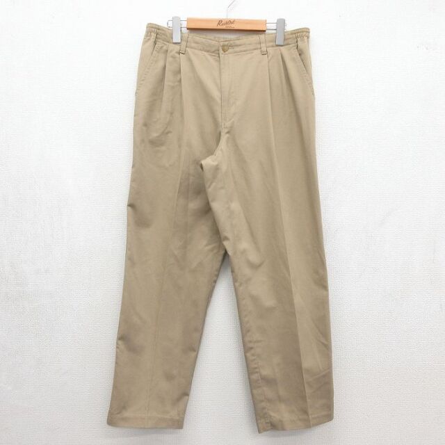タウンクラフト 90s パンツ ベージュ 実寸W34 | 古着