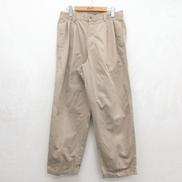 エディーバウアー 00s パンツ ベージュ 実寸W32 | 古着