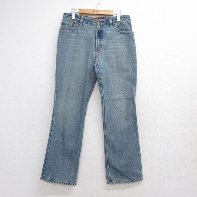実寸W31 ジーンズ ネイビー | 古着