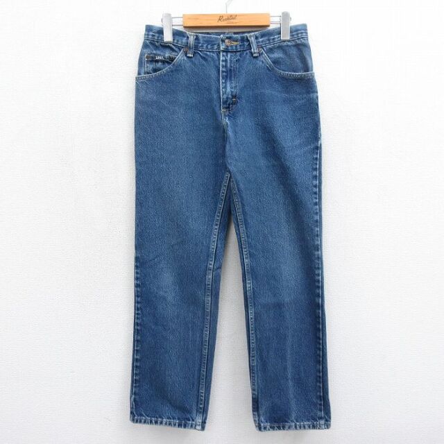 リー 実寸W30 デニムパンツ ネイビー | 古着