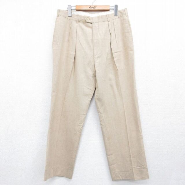 HAGGAR 80s スラックス ベージュ 実寸W33 | 古着