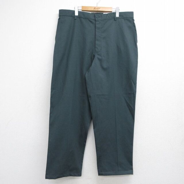 レッドキャップ ワークパンツ グリーン 実寸W38 | 古着