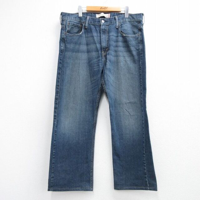 リーバイス569 ジーンズ ヒゲ ネイビー 実寸W38 | 古着