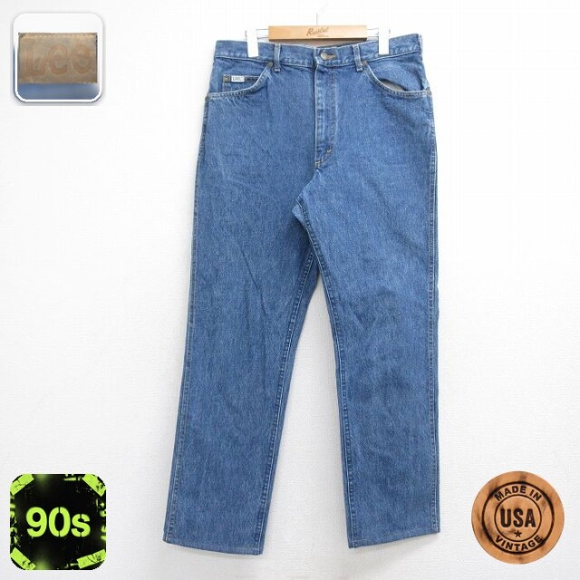 リー 90s ジーンズ デニム ネイビー 実寸W34 | 古着
