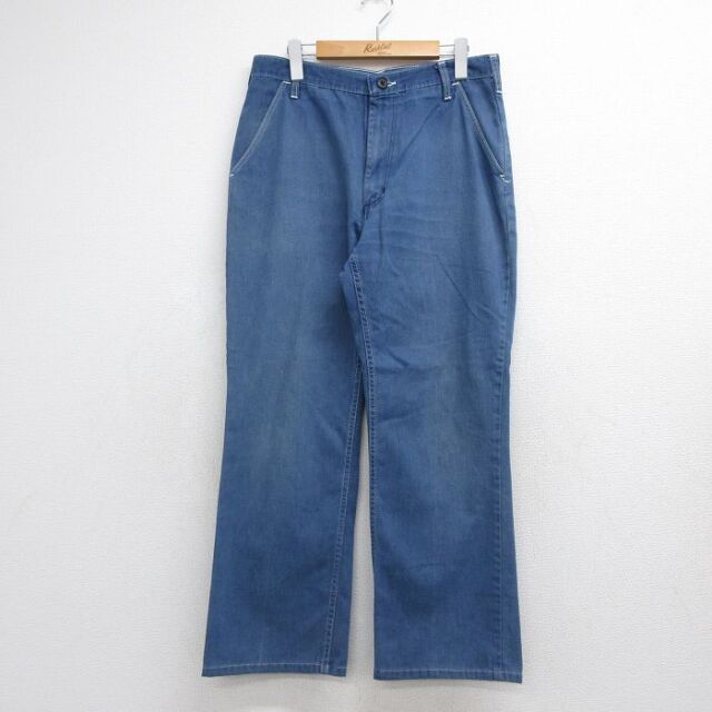 ラングラー 80s パンツ タロン ネイビー 実寸W32 | 古着