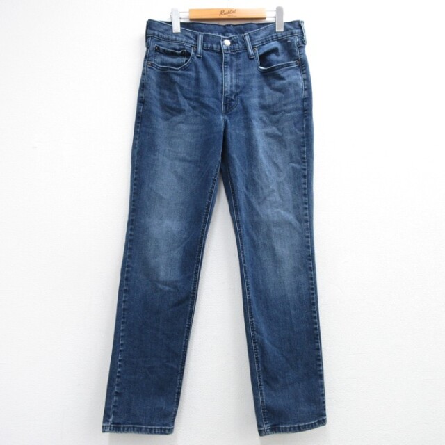 リーバイス541 ジーンズ ヒゲ ネイビー 実寸W33 | 古着