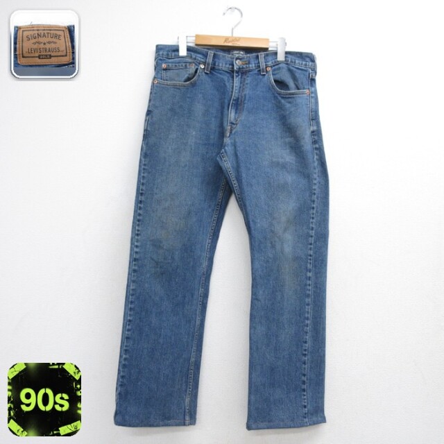 リーバイス 90s パンツ リラックスフィット ネイビー メンズW35相当 | 古着