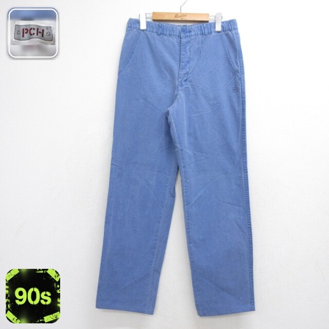 パンツ 90s イージー FADE OUT ブルー メンズW31相当 | 古着