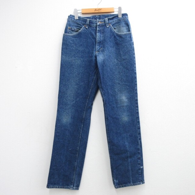リー Lee パンツ メンズ ジーンズ ストレート ネイビー デニム 実寸W29 | 古着